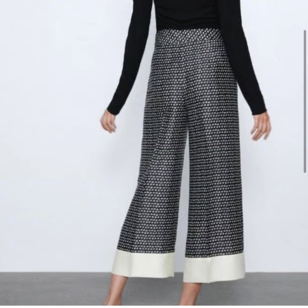 Zara “The Classic Culotte” cropped pants